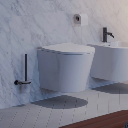 Modern Project Hängend Toilettenbürste Anthrazit gebürstet (AT)