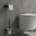 Modern Project Hängend Toilettenbürste Schwarz matt (BLM)