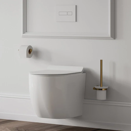 Modern Project Toilettenpapierhalter  Gold poliert (GL)