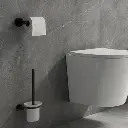 Modern Project Toilettenpapierhalter Schwarz matt (BLM)