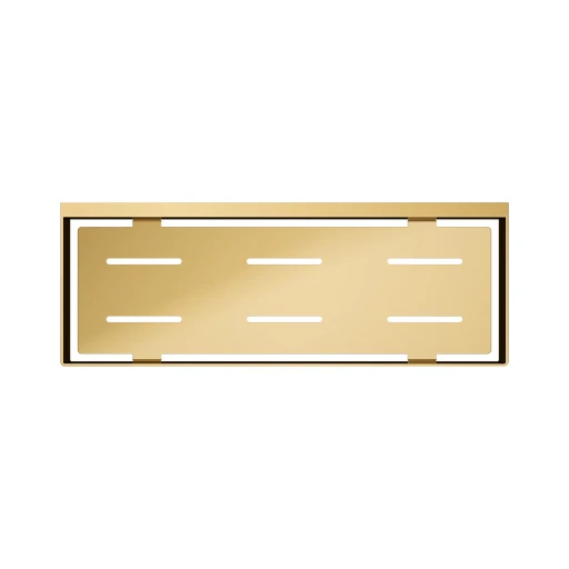 Uni Duschkorb,  30 x 5 x 11 cm  Gold poliert (GL)