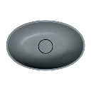 Shell M+  Aufsatzwaschtisch, 50 x 32 cm Ash grey matt (AG)