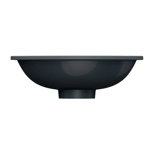 Shell M+  Aufsatzwaschtisch,  38 x 25 cm   Black lava matt (BLV)
