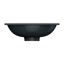 Shell M+  Aufsatzwaschtisch,  38 x 25 cm   Black lava matt (BLV)