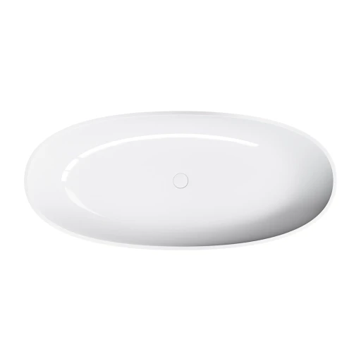 Shell M+ freistehende Badewanne, 175 x 78 cm,Weiß glänzend (BP) SHELL175WWBP