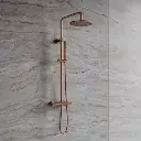 CONTOUR Aufputz-Duschsystem mit Thermostat Kupfer gebürstetet (CPB) CT8044CPB