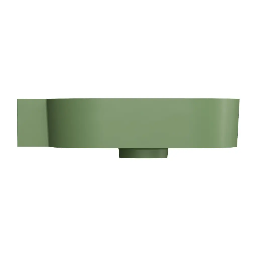 OVO M+ Aufsatz- und Wandwaschtisch - links,Olive matt (OL)55 x 36 cm OVO555UWLOL