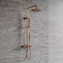 CONTOUR Aufputz-Duschsystem mit Thermostat Kupfer gebürstetet (CPB) CT8044CPB