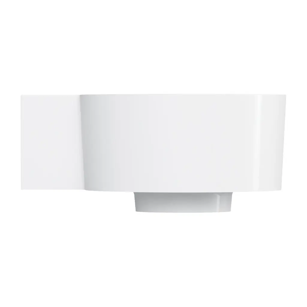 OVO M+ Aufsatz- und Wandwaschtisch - links,Weiß glänzend (BP)33 x 34 cm OVO335UWLBP