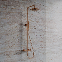 Y Aufputz-Duschsystem mit Thermostat Kupfer gebürstetet (CPB) Y1244MCPB