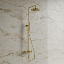 Y Aufputz-Duschsystem Gold gebürstetet (GLB) Y1244MGLB