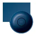 OVO M+ Aufsatz- und Wandwaschtisch - links,Midnight blue matt (MB)33 x 34 cm OVO335UWLMB