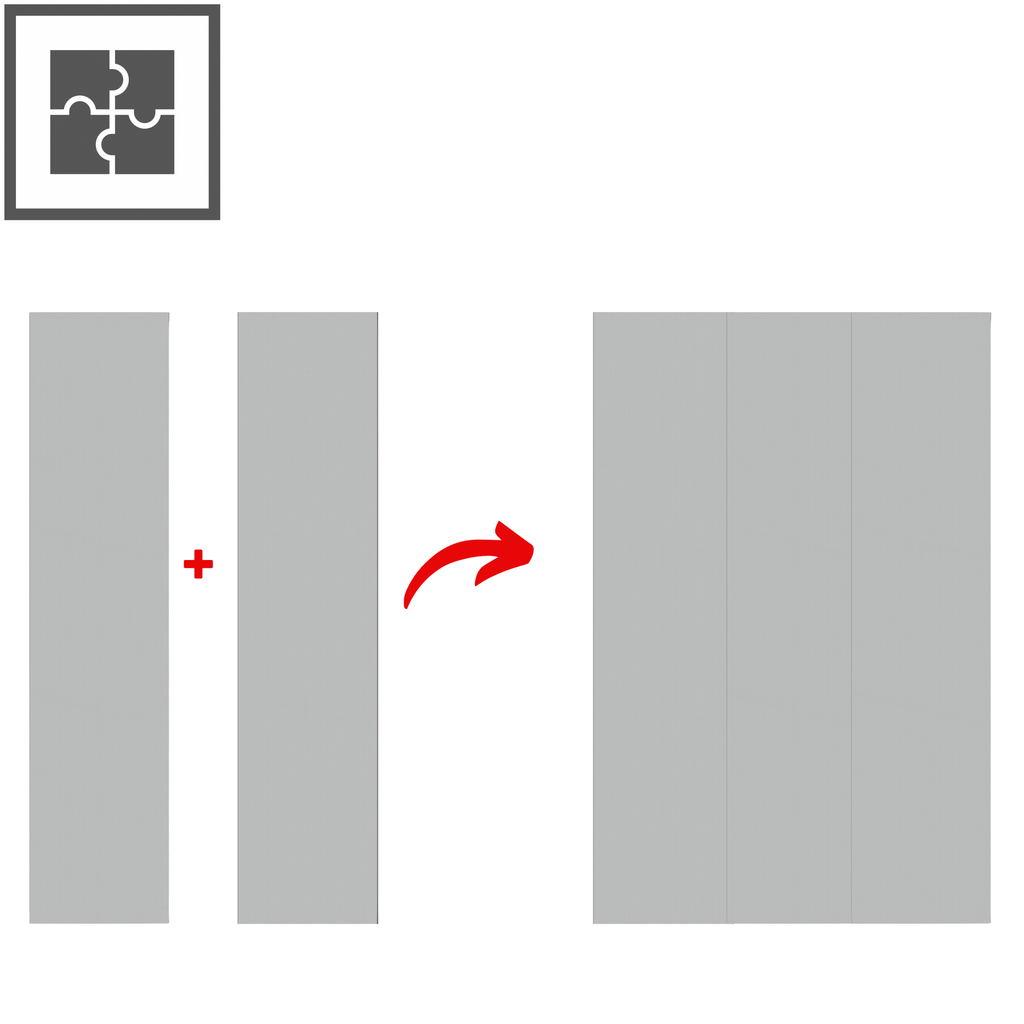 MPC Paneel Mesh Touch XL 60x265cm