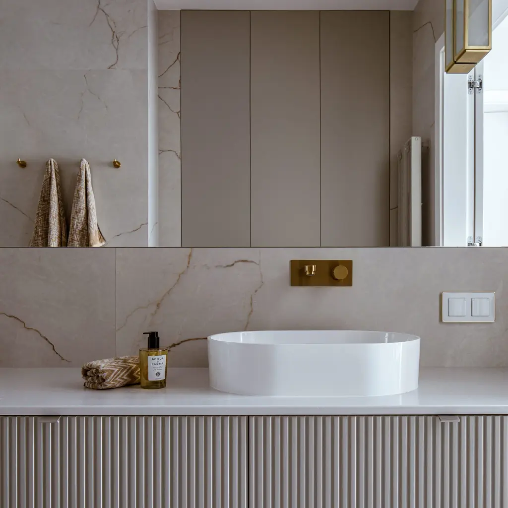 Ovo M+ Aufsatzwaschtisch, 55 x 36 cm Weiß glänzend (BP) OVOUNBP