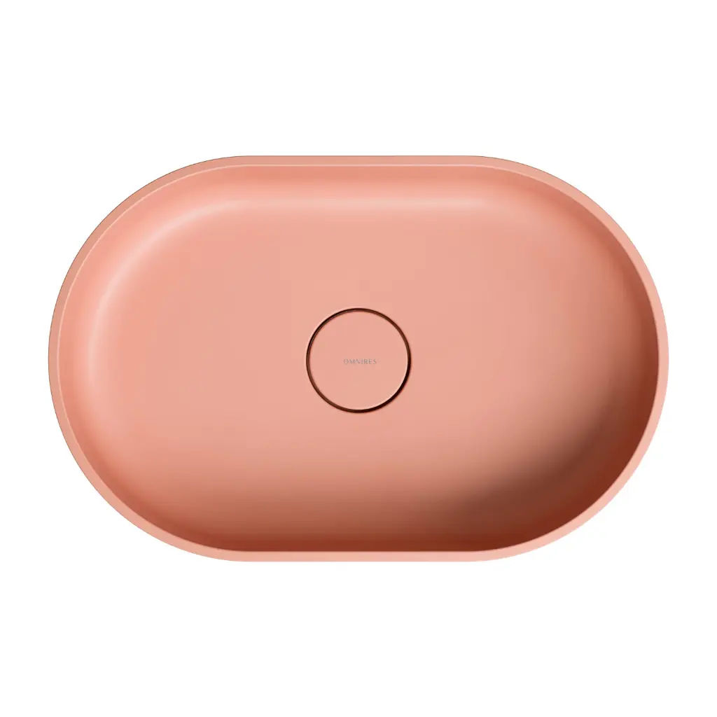 Ovo M+ Aufsatzwaschtisch, 55 x 36 cm Coral matt (CO) OVOUNCO