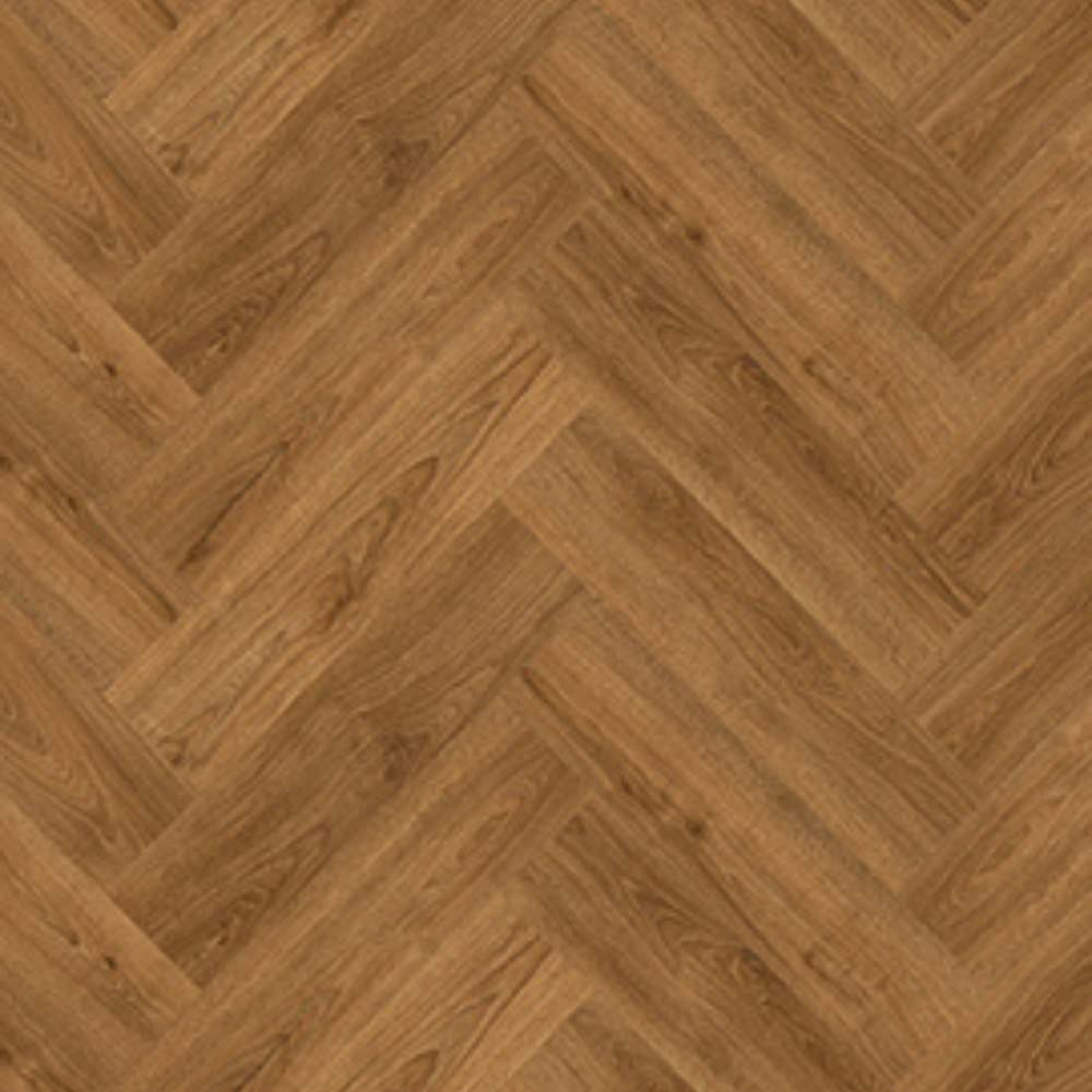 DESIGN 555 Evolut Herringbone 5105 Cognac Oak Klebe Vinyl 2,5mm/NS 0,55  63,2 cm x 15,8 cm