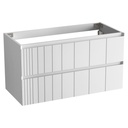 POLE-Kommode aus Marinesperrholz 60 x 45 x 54 cm mattweiß PL060.W
