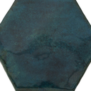 15x17,5cm ANTIC Hexagon Navy Glossy 9mm