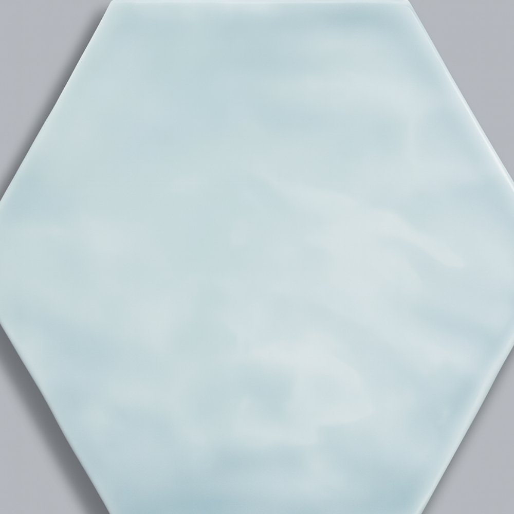 15x17,5cm ARTISAN Hexagon Sky Glossy 9mm