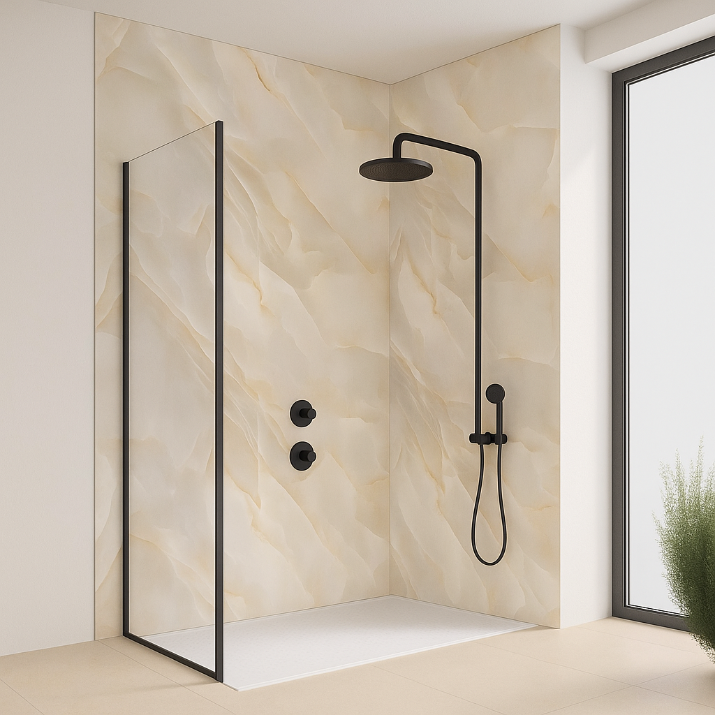 AFloor Wall Paneel ONYX Pearl 122x260cm (Hochglanz)