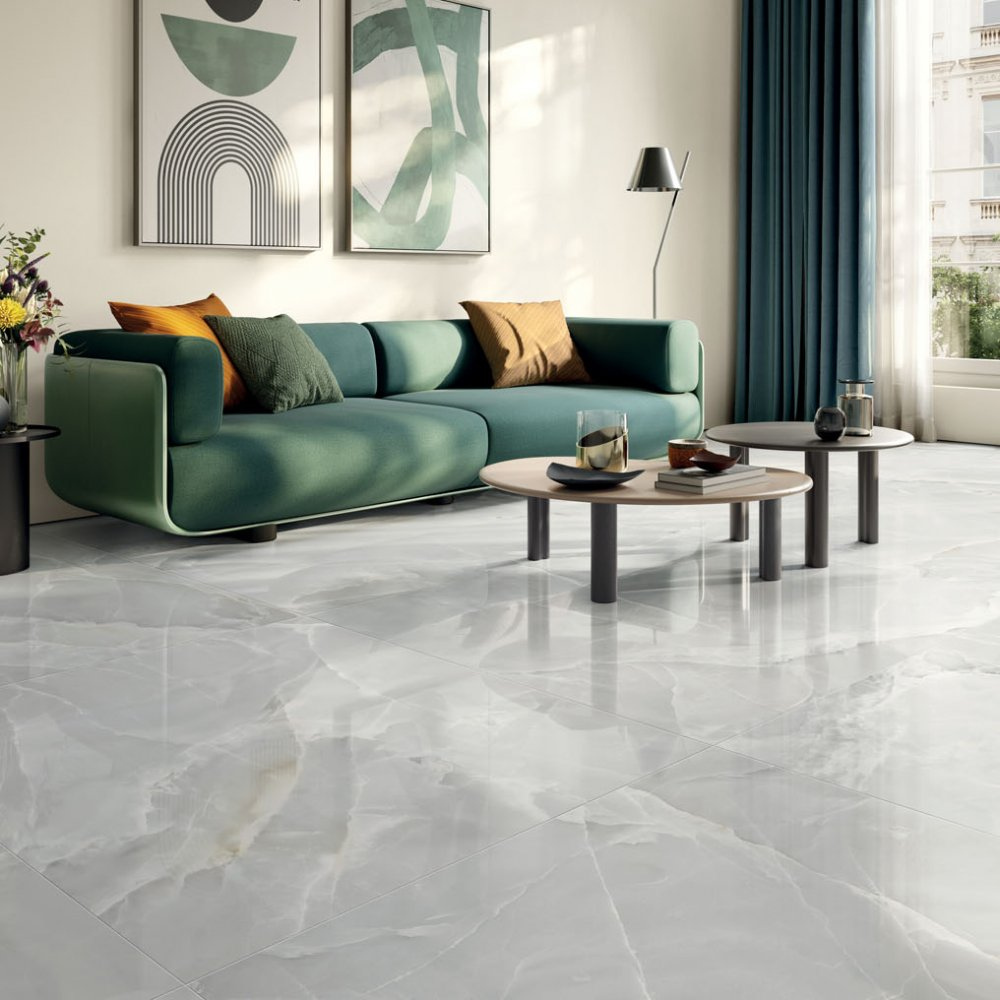 Onyx Clear 120x120cm Hochglanz