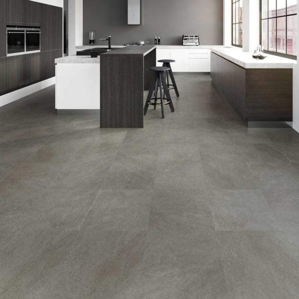 Design Vinyl Click DarkConcrete 30,31x60,72cm Rigid Board