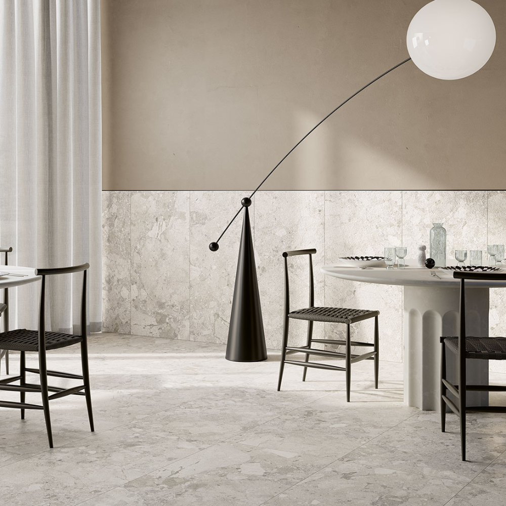 120x120cm SassiPietre Bianco Matt 9mm 