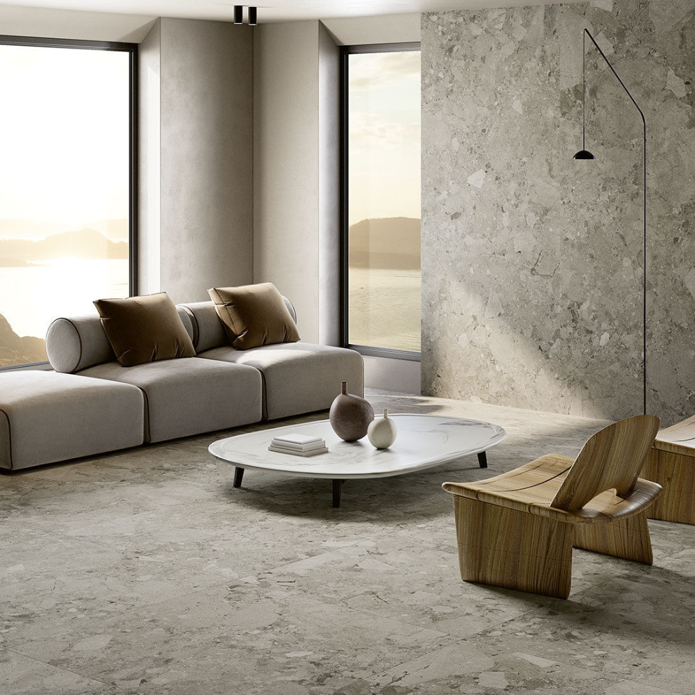 120x120cm SassiPietre Grigio Matt 9mm