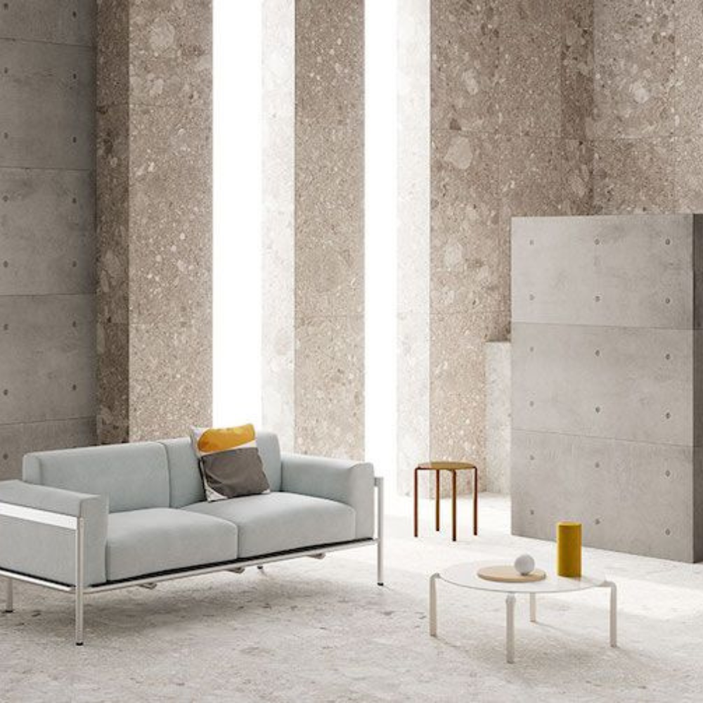  60,4x12,8cm Frammenta Grigio Chiaro Halbpoliert  9mm 