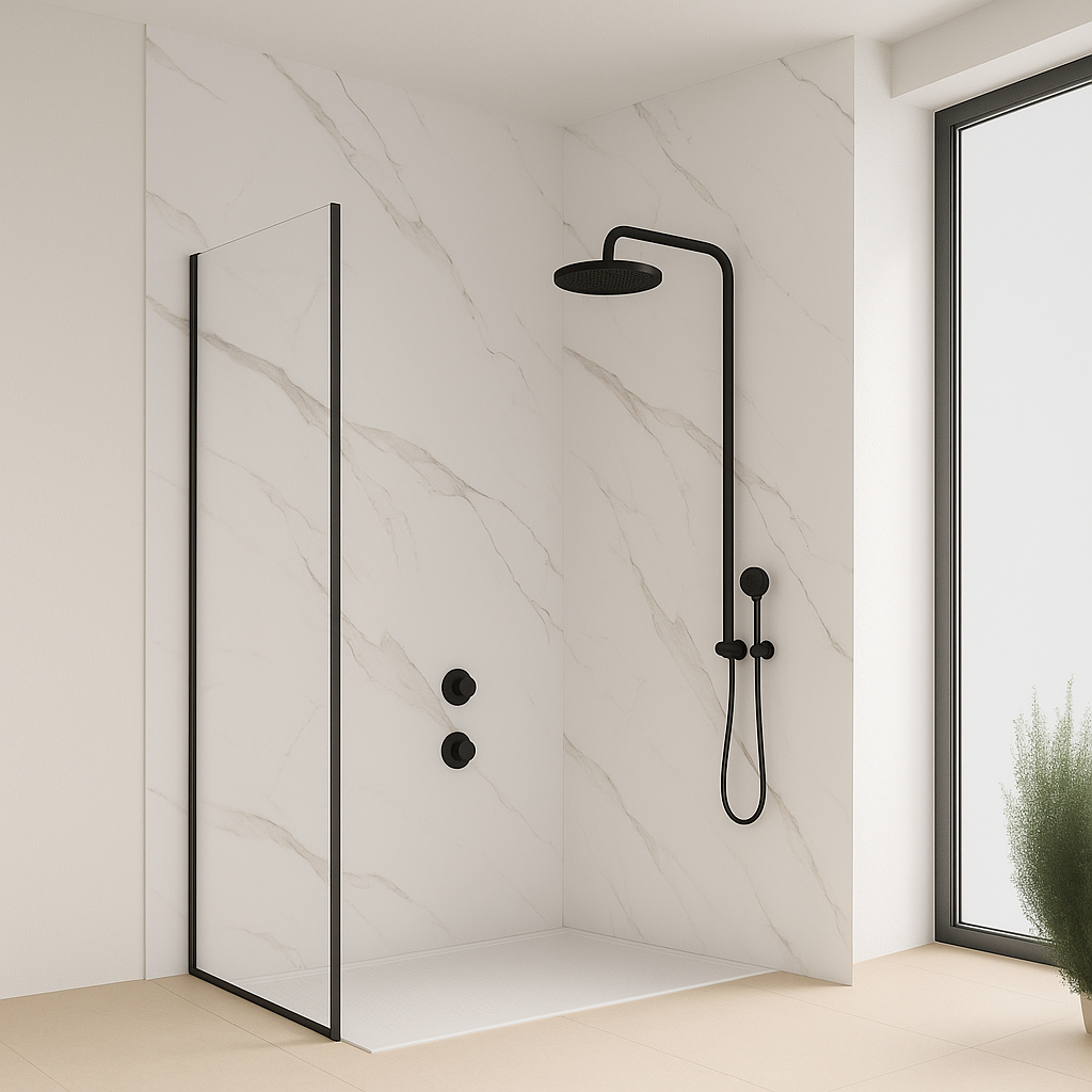 AFloor Wall Paneel Calacatta White 122x260cm (MATT)