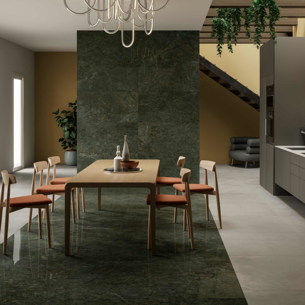 120x278cm Supernova Forrest Green Hochglanz  6mm