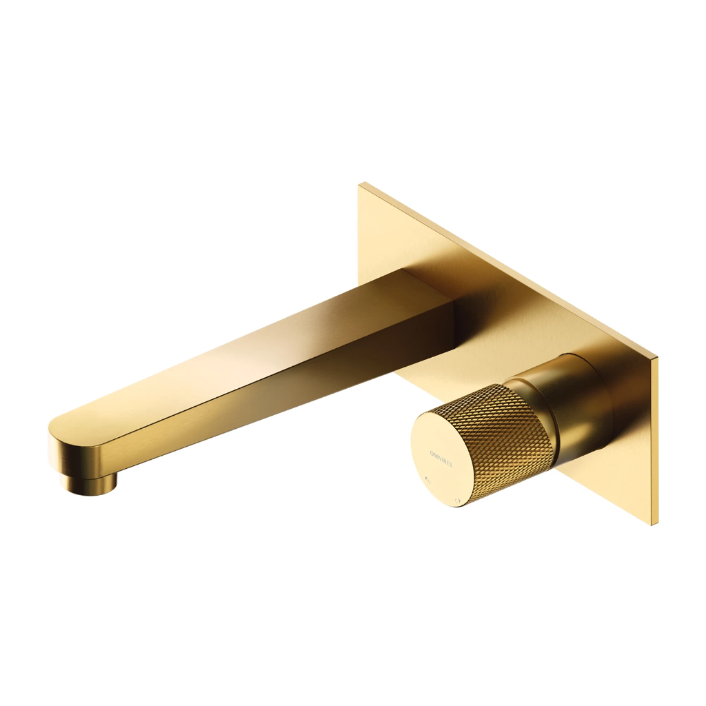 Contour Unterputz Waschtischarmatur Gold gebürstet GLB