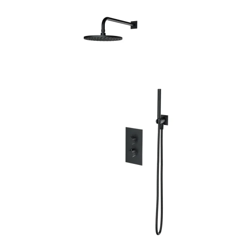 CONTOUR Unterputz-Duschsystem mit Thermostat Anthrazit gebürstet (AT) SYSCT11AT