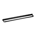 Darling Handtuchbügel, 61 cm Schwarz seidenmatt (BLH) DA70216BL