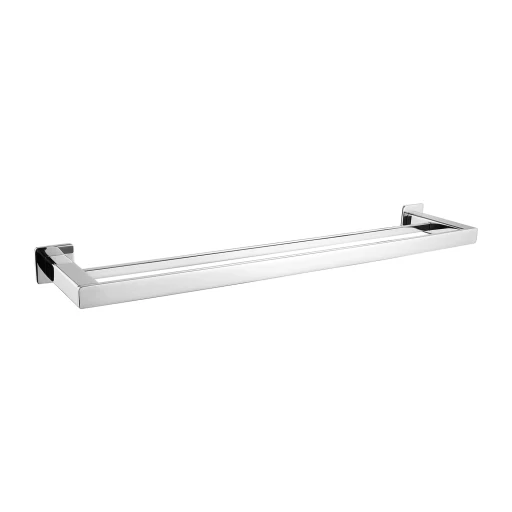  Nelson Doppelter Handtuchbügel, 62 cm Chrom poliert (CR) NL80226CR