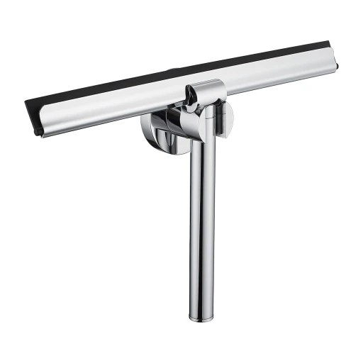Uni Glaswischer mit Wandhalter Chrom poliert (CR) UN10910CR