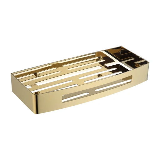 Uni Duschkorb, 30 x 5 x 13 cm Gold poliert (GL) UN10331GL