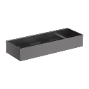 Uni Duschkorb,  30 x 5 x 11 cm Anthrazit gebürstet (AT) UN10335AT