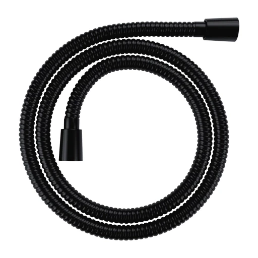  Brauseschlauch, 125 cm Schwarz seidenmatt (BLH)  022-BL