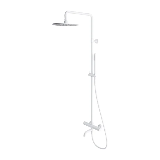 Y Aufputz-Badewannensystem mit Thermostat  Weiß matt (WM)