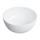 Shell M+  Aufsatzwaschtisch, Ø35 cm Black lava matt (BLV) SHELL350UNBLV