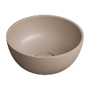 Shell M+  Aufsatzwaschtisch, Ø35 cm dune beige matt (DB) SHELL350UNDB