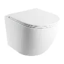 Ottawa Wand-WC SILENT POWER™ mit WC-Sitz mit Absenkautomatik, 49 x 37 cm  Weiß glänzend (BP)