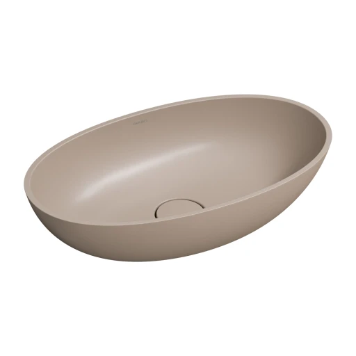 Shell M+  Aufsatzwaschtisch,  60 x 35 cm dune beige matt (DB)