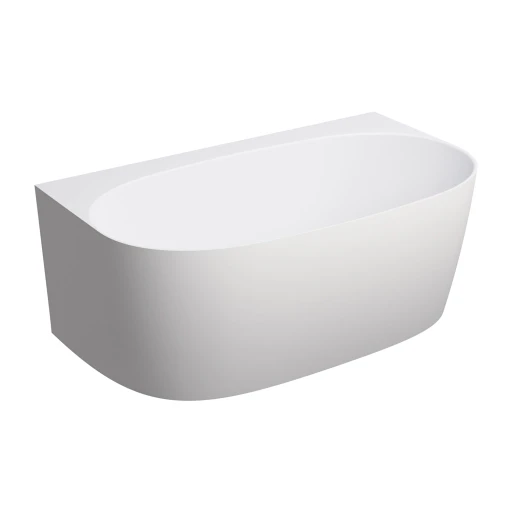 Shell M+   Wandbadewanne, 148 x 86  cm  Weiß matt (BM)