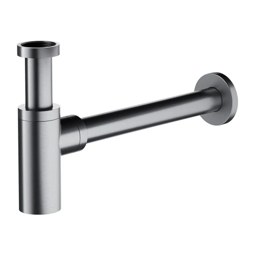 Siphon Dekorativer Waschtisch Siphon Nickel gebürstet (NI)