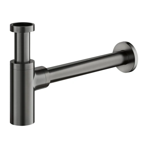 Siphon Dekorativer Waschtisch Siphon Graphit gebürstet (GR)