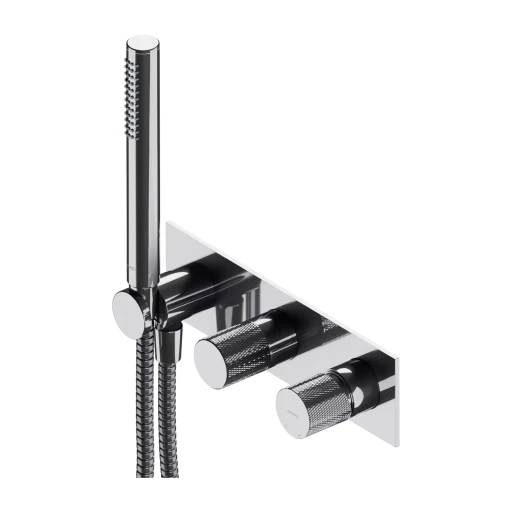 CONTOUR Unterputz-Badewannen- und Duscharmatur mit Handbrause Chrom poliert (CR) CT8035-1CR