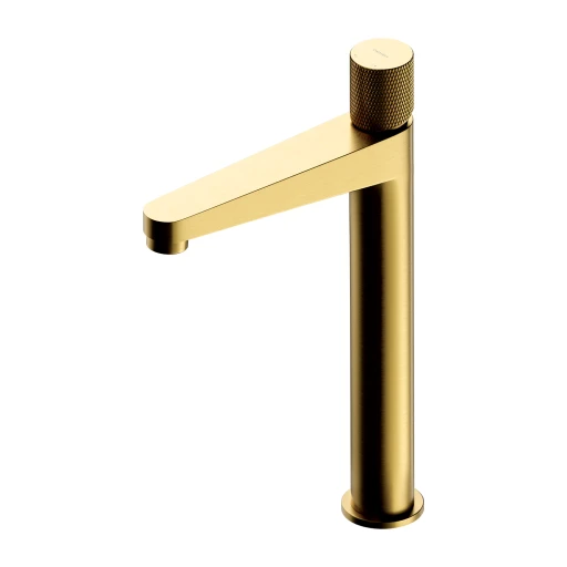 Contour Waschtischarmatur hoch Gold gebürstetet (GLB) CT8012GLB