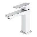 Parma Waschtischarmatur Chrom / Weiß poliert (CRB) PM7410CRB